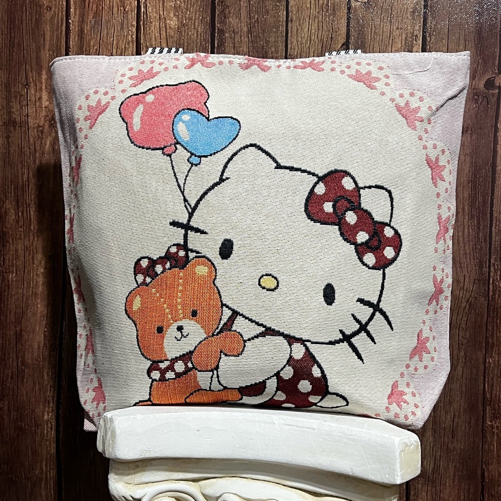 Hello Kitty Canvas Tote Bag